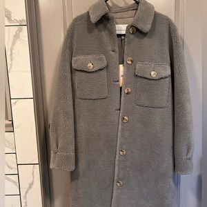 Rebecca Minkoff Plush Long Jacket